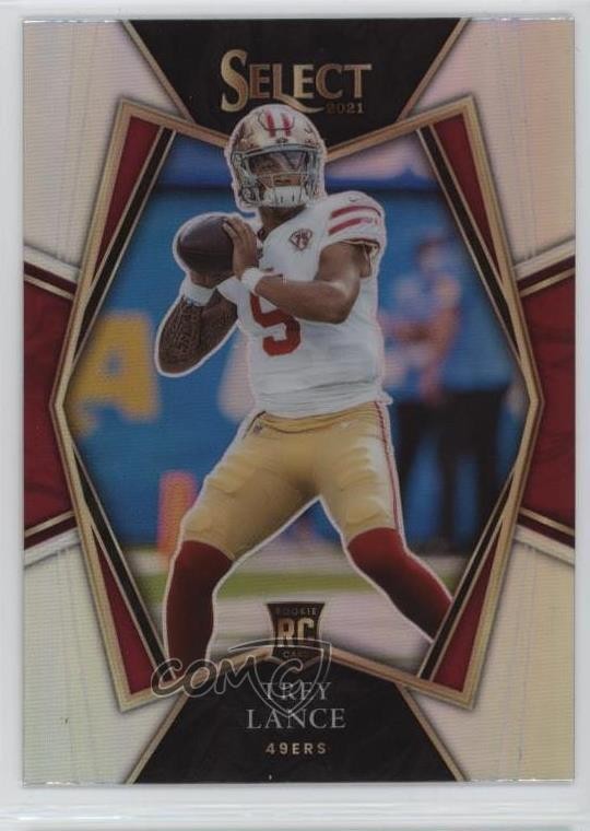 2021 Panini Select Premier Level Silver Prizm Trey Lance #145 0e9i