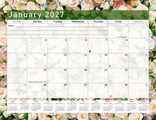 2026-2027 Monthly Magnetic/Desk Calendar - 18 Months - Edition 23 