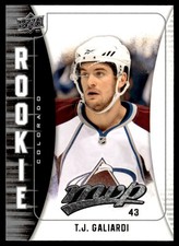 2009-10 Upper Deck MVP T.J. Galiardi Rookie Colorado Avalanche #305