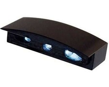 Nummernschildbeleuchtung Micro LED mit Alu-Geh&auml;use, schwarz, Motorrad