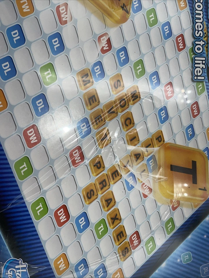 Words With Friends Board Game Hasbro Zynga Gaming 2012 (Small Seal Tear) - Image 2 of 3