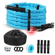 Heated Water Hose for Rv (30ft L x 5/8"ID) 4.0 Upgraded 30FT Heated Water Hose