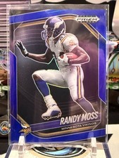RANDY MOSS 2025 PANINI PRIZM BLACK #89 BLUE  /199 VIKINGS TZ