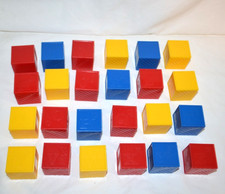 Vintage Tupperware Tupper Toys Busy Blocks Lot Of 24