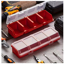 Multi-Compartment Organizer Box For Screws Small Parts Durable Plastic Hardware