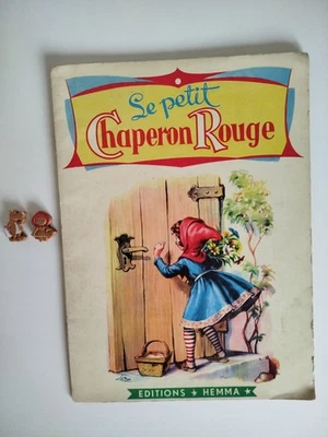 Le petit chaperon rouge Editions Hemma 1948 Dessins Virginio Livraghi + 2 FEVES - Photo 1/4