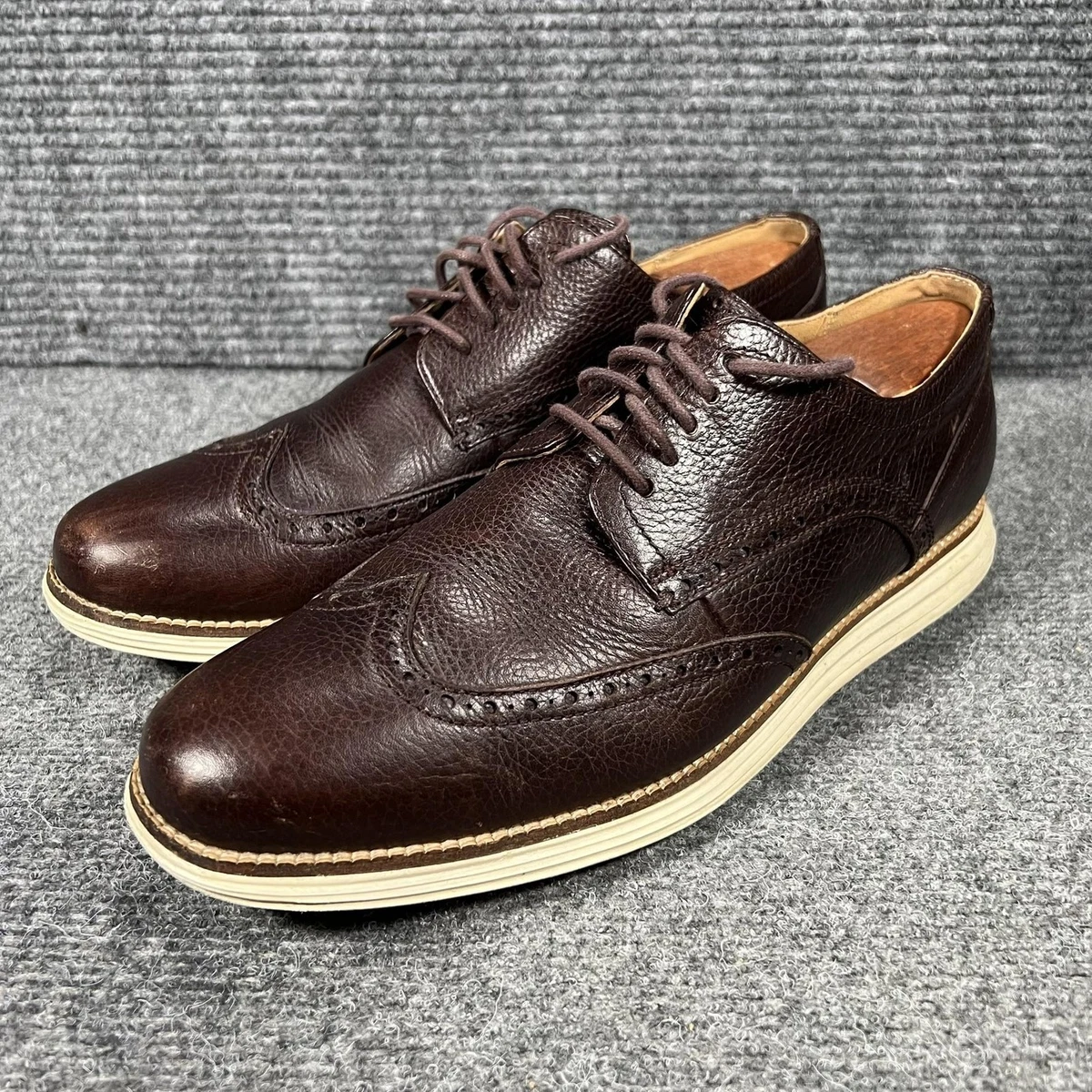Cole Haan Grand Series Mens 10.5 M Brown Leather Wingtip Oxford Shoes C26475 Cole Haan Grand OS Men main image 2