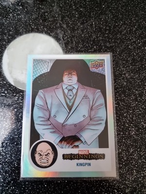 UD 2022 Marvel Beginnings Volume 2 Series 1 Kingpin Rainbow Foil