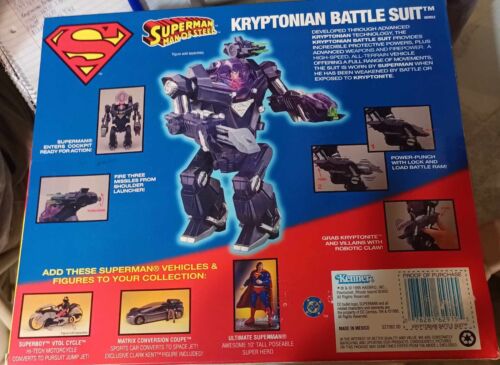 Vintage DC Kenner Superman Man of Steel Kryptonian Battle Suit Vehicle 1995 - Picture 2 of 5