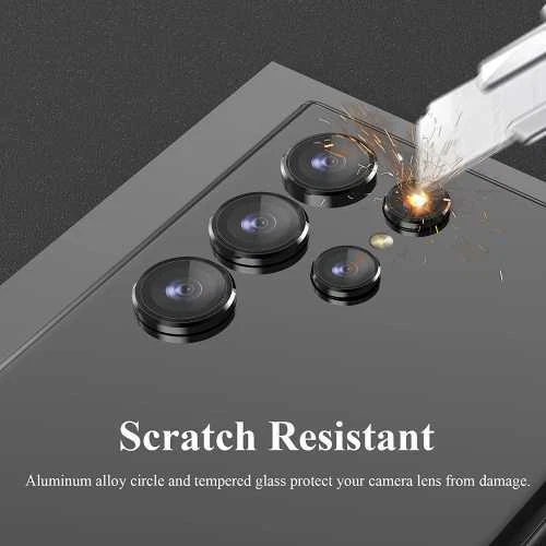 Для Samsung Galaxy S22 Ultra 5G камеры объектива металлический кольцо закаленное стекло протектор - Изображение 3 из 4