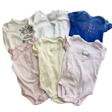 Mixed Brand 7 Piece Bodysuit Bundle Size 3m