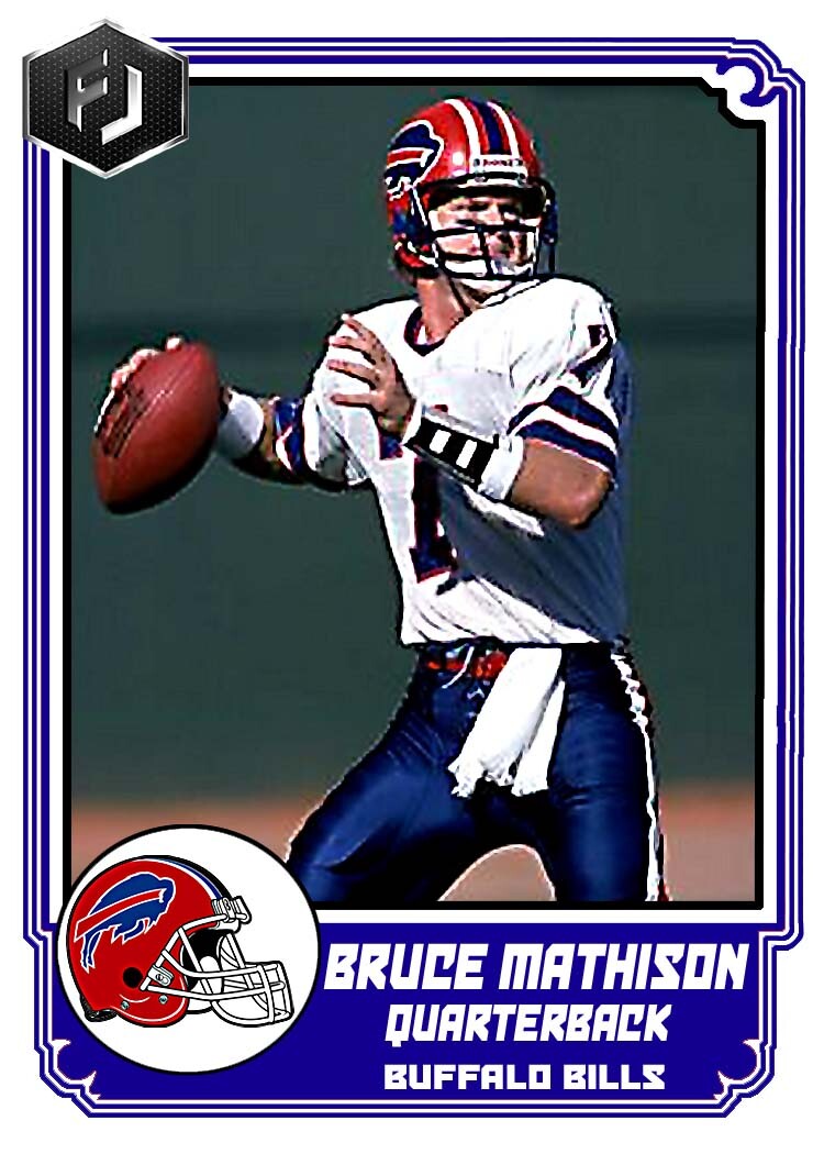 ACEO BRUCE MATHISON BUFFALO BILLS CUSTOM HAND MADE ART CARD | eBay