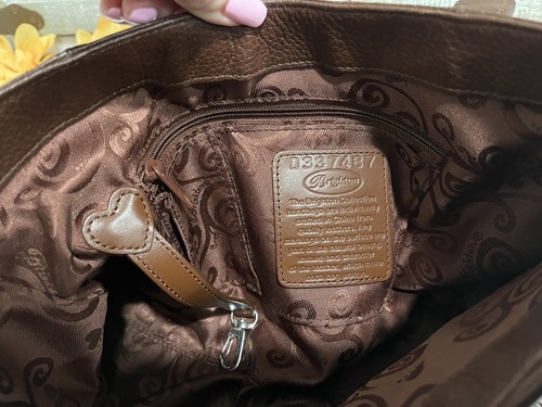 Autentica borsa a tracolla BRIGHTON marrone in pelle in perfette condizioni! - Foto 12 di 12