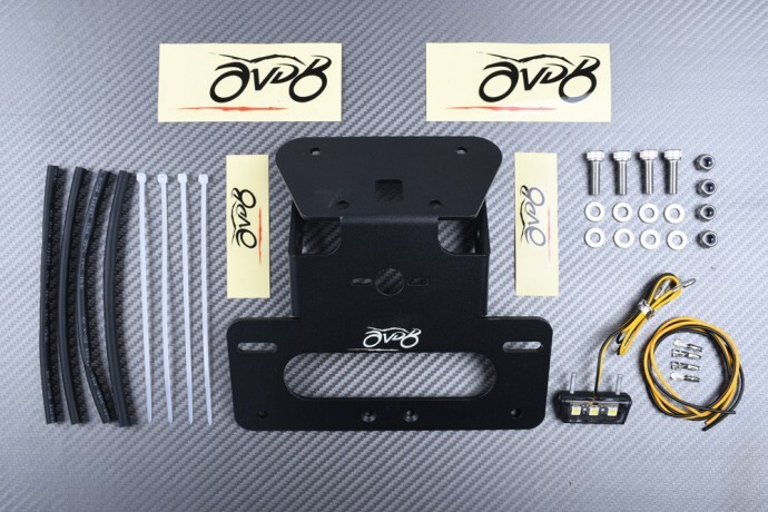 Support plaque KAWASAKI Z300 Z-300 ER300 accessoire moto 2015 2016 2017
