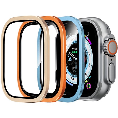 Titanium Alloy HD Glass For Apple Watch Ultra 2/Ultra 49mm Screen Protector Film - Picture 23 of 24