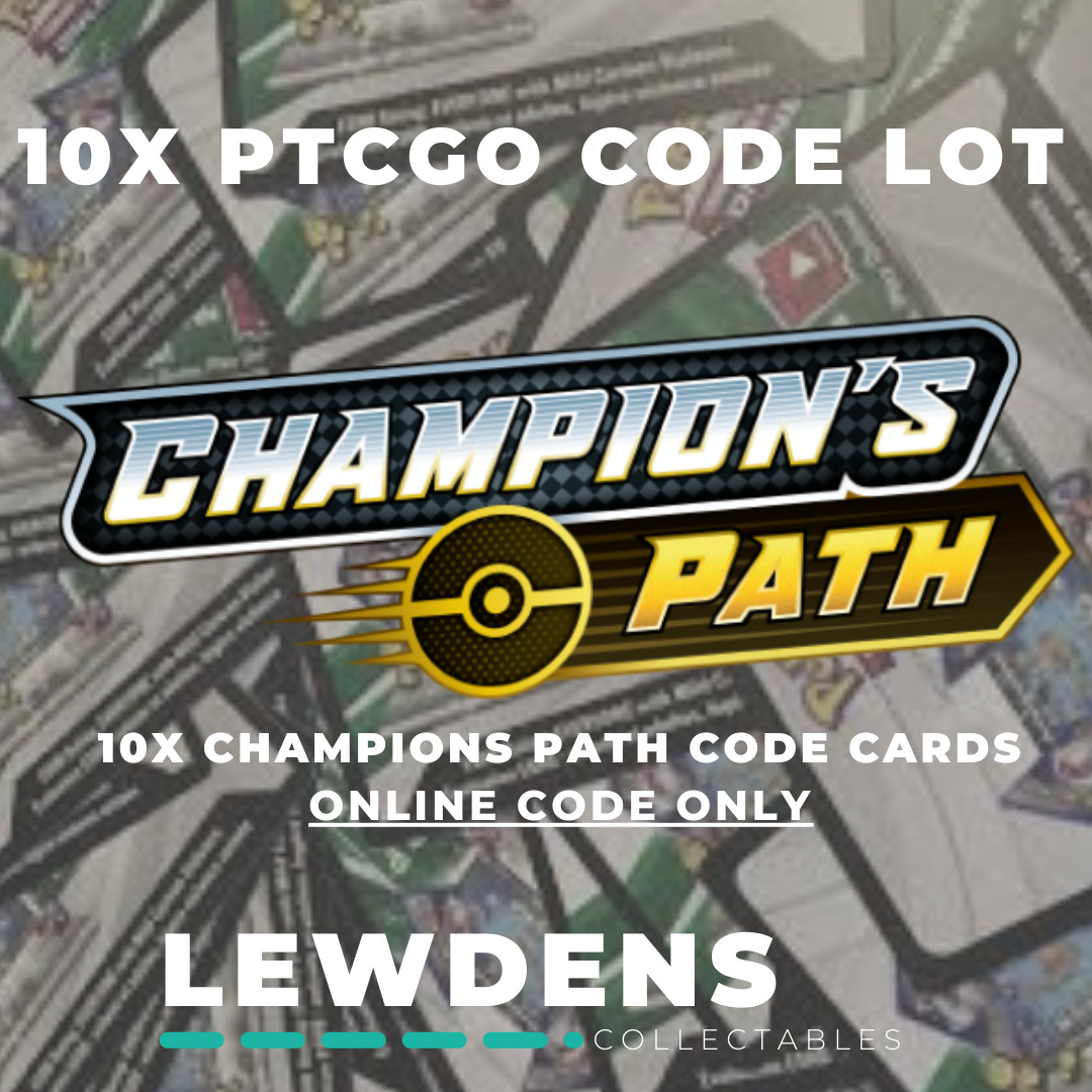 10 x Champions Path - Pokemon Trading Card Game Online Code Cards - ebay message