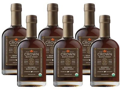 Bourbon Barrel Aged Organic Maple Syrup Pancakes Flavor Cocktails 25 Oz 6 Count