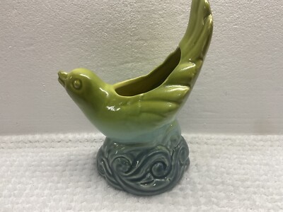 2006 Gail Pittman/Very Rare/ Green Bird/7  Tall/Mint Condition 