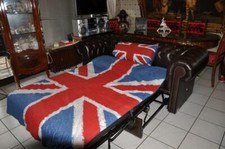 Chesterfield Rochester Classic  3 Sitz Sofa mit Schlaffunktion D100