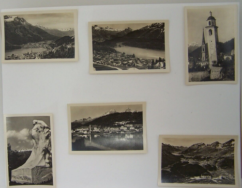 Vintage Set of 12 Pictures St. Moritz IM Sommer, Wehrliverflag Kilchberg - Picture 8 of 21