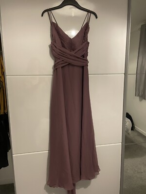princess polly baby blue dress Mauve Pink Purple Bridesmaid Prom Dress