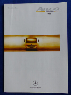 Mercedes Truck Atego 812 Technical Data MY 2000 Brochure Brochure 10.1999