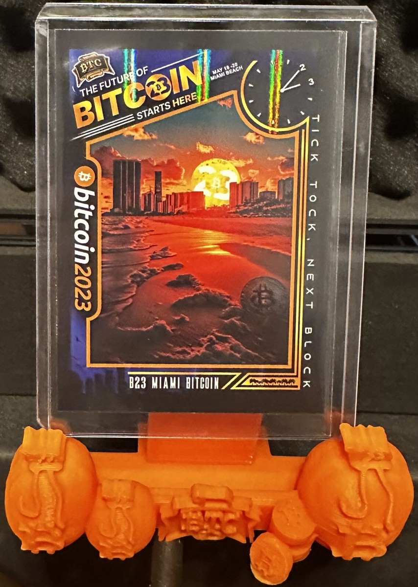 2023 Bitcoin Trading Cards / Series 2: B23 Miami Bitcoin - RARE Half-Holo  Card 3 | eBay UK