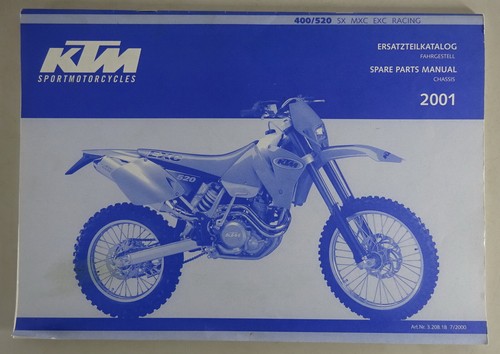 Parts Catalog Chassis KTM 400/520 SX 