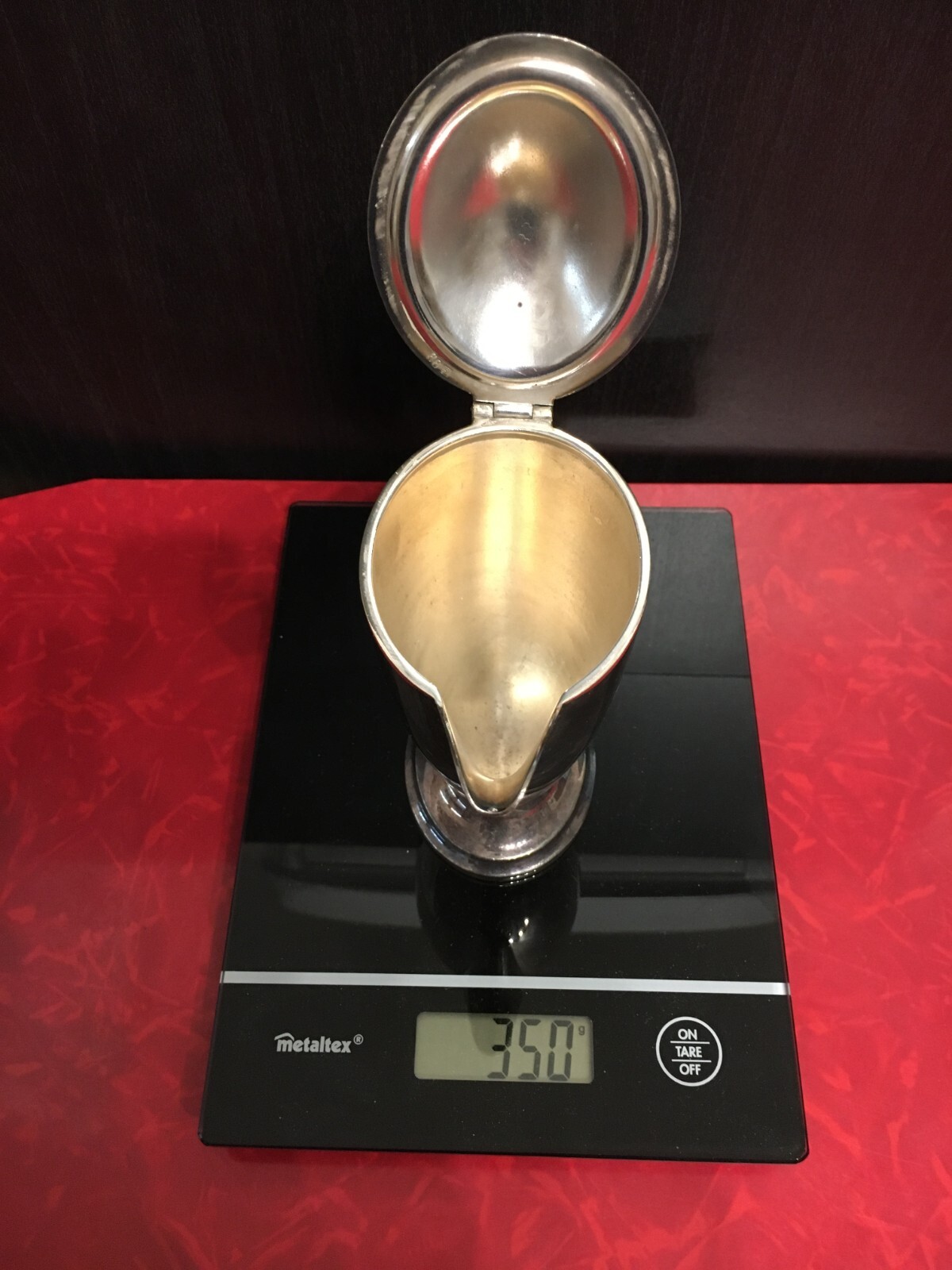 4 Piece Tea Set. Berndorf Art Krupp Milano