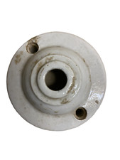 ANCIENNE ROSACE PORCELAINE PLAFOND LAMPE COL DE CYGNE PAS DOUILLE BAKÉLITE