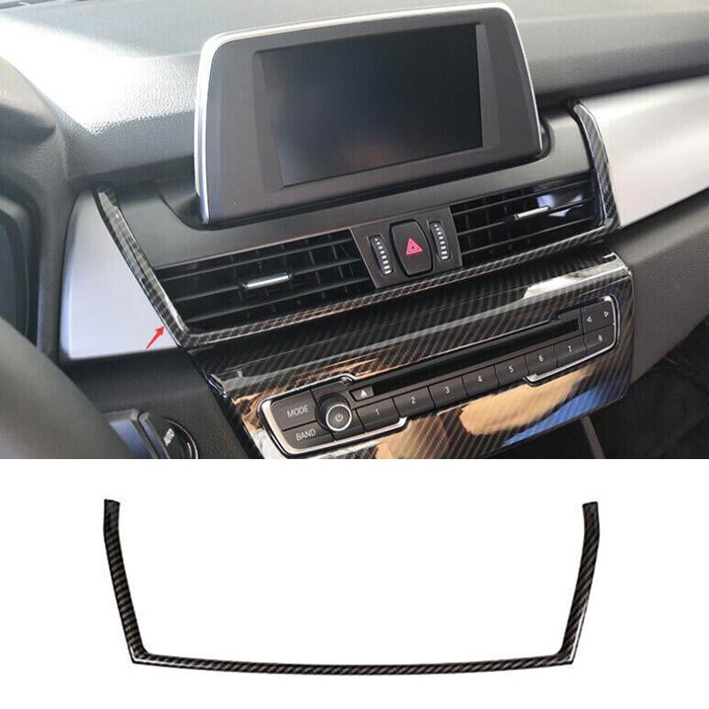 Strip Trim For BMW 2 Series Touring Central Console Carbon Fiber Air Outlet Vent