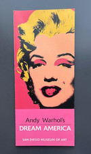 ANDY WARHOL'S Dream America San Diego Museum of Art booklet/brochure 2006