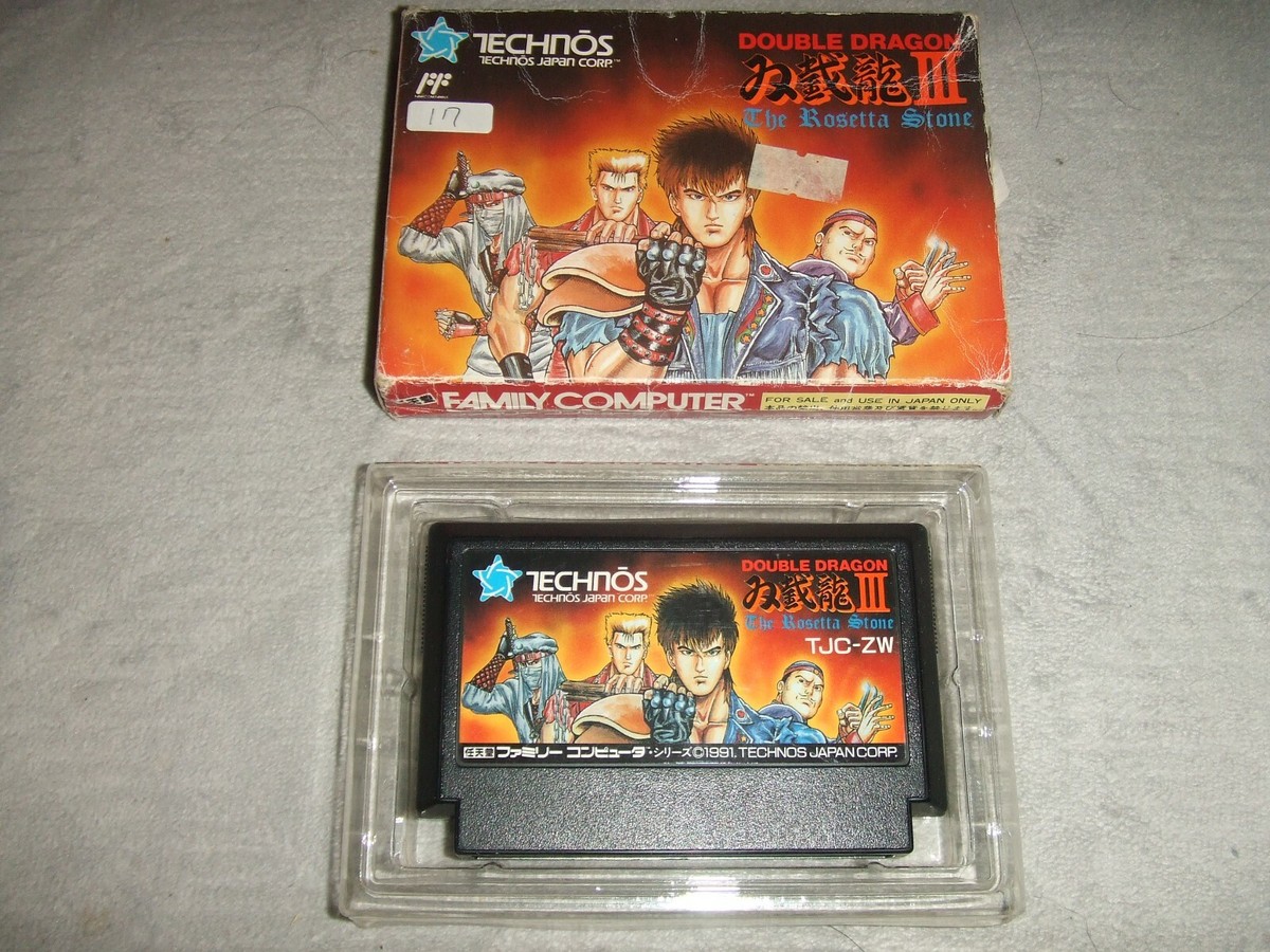 NES 海外正規版Double Dragon I,II,III DOUBLE DRAGON Ⅲ 3 With Box Nintendo Family computer FC NES