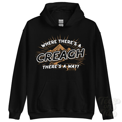 WHERE THERE'S A CREAGH... HOODIE Name Nachname lustig Familie Geschenkidee