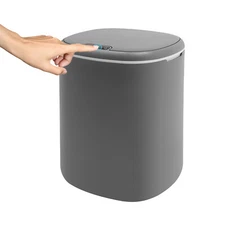 Trash Can Automatic Bathroom Trash Can  Smart Sensor Touchless Garbage Can