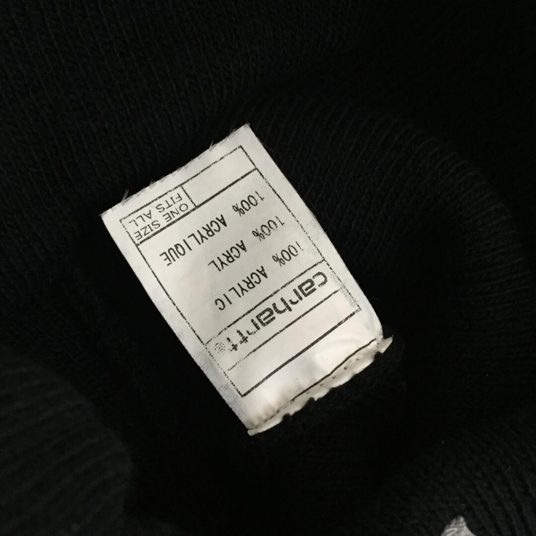STUSSY x SAVAGE! x HAZE x Carhartt Knit Cap black Acrylic STUSSY x SAVAGE! x HAZE x Carhartt Knit Cap black Acrylic