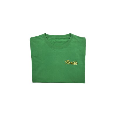 Florida T-Shirt - Vintage Relax No Work Zone XL Green Tee - Mens Extra Large