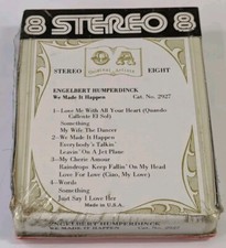 Engelbert & Humperdinck We Made It Happen Stereo 8 Track Cartridge 70's Unopened