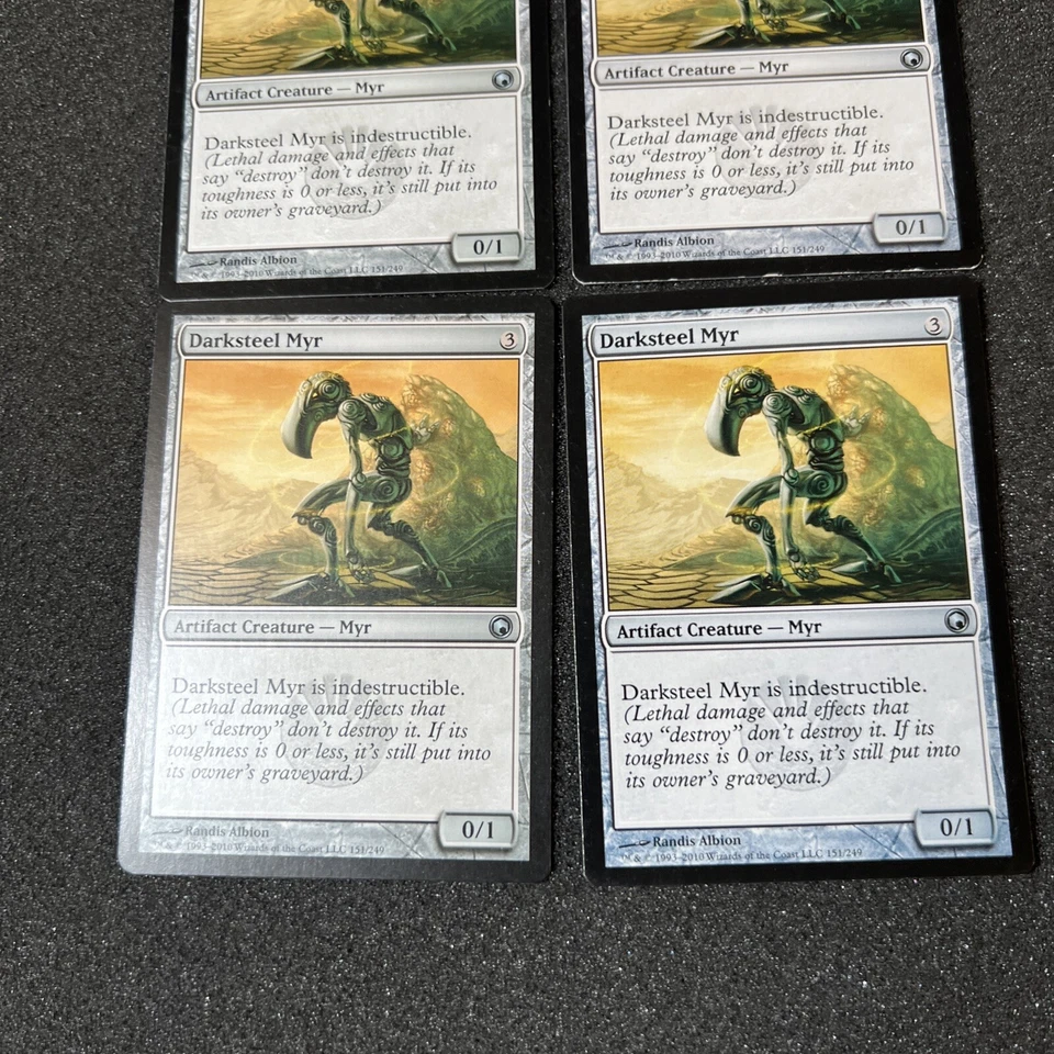 Darksteel Myr Magic The Gathering Mtg Artifact Scars of Mirrodin Card 4 - Image 3 of 4
