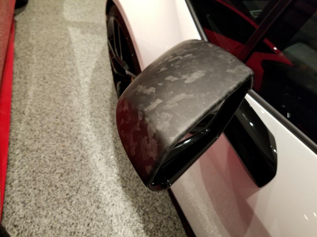 Lamborghini Huracan Forged Carbon Mirror Covers Matte Finish