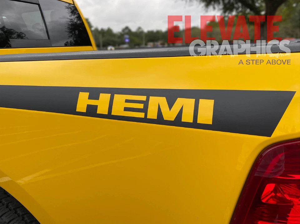 Calcomanías para Dodge Ram 1500 2009-2018 flecha lateral rayas 3M vinilo pegatinas gráficos Foto 4 de 4