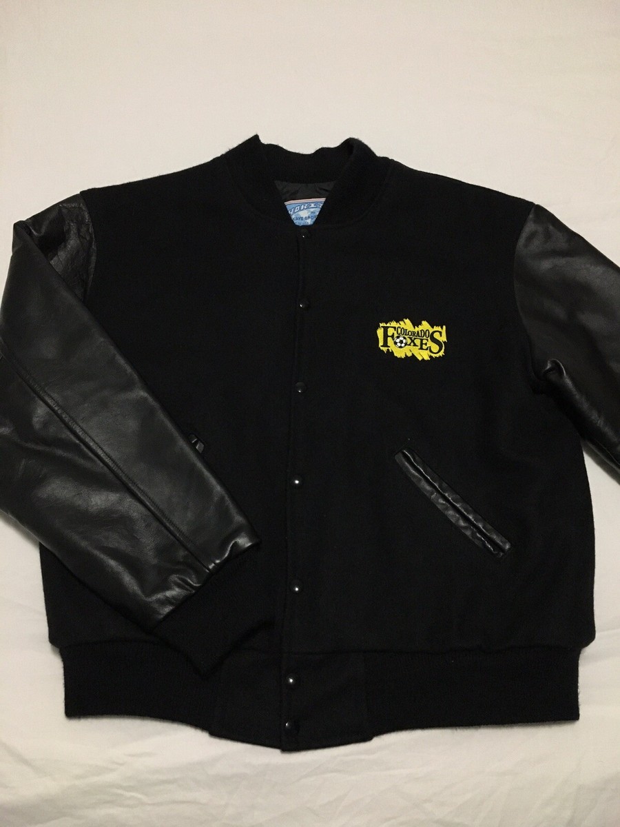 VTG 90s Colorado Foxes APSL Soccer Leather Wool Varsity VTG 90s Colorado Foxes APSL Soccer Leather Wool Varsity