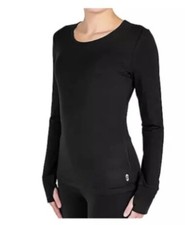 Free Country Women's Microtech Heat Base Layer Long Sleeve Top 2 Pack Small