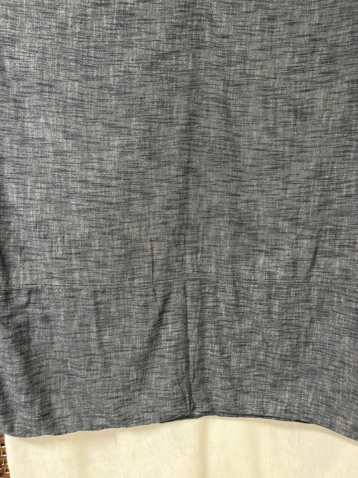 Pottery Barn Teen PB Teen Duvet Cover 3PC Queen navy blue chambray eBay