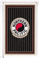 Single Railroad Playing Card "Northern Pacific", NPR 4b, Bollhagen, Stand, 1946