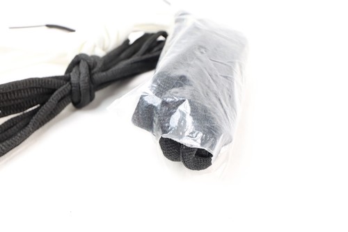 Vintage Nike SB Dunk Jordan Shoe Laces Lot, Oval, Flat 54" and 60" Black /White - Picture 12 of 13