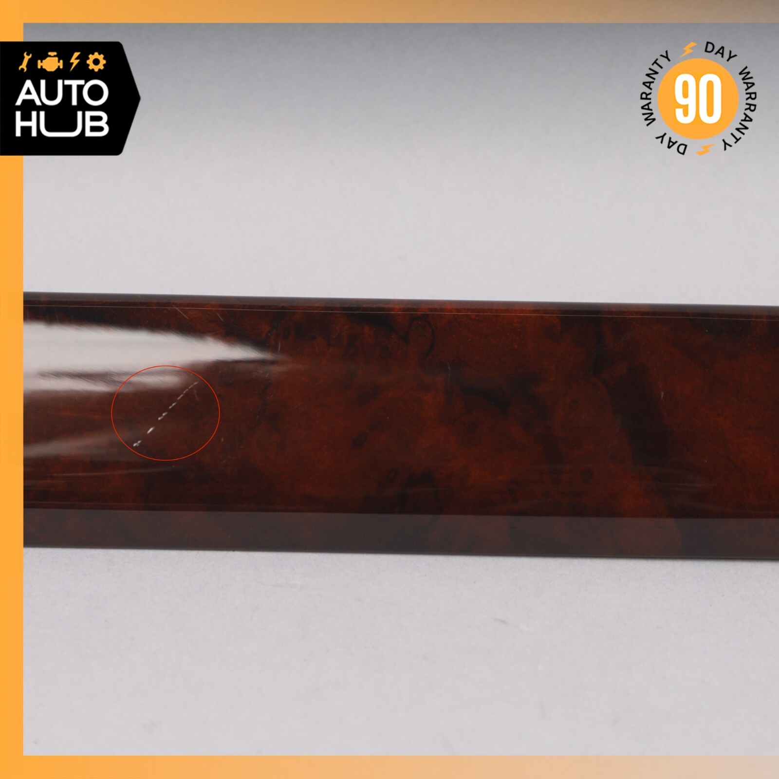 09-13 Maserati Quattroporte Right Passenger Side Dashboard Panel Trim Wood OEM