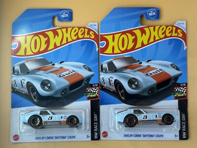 Hot Wheels Shelby Cobra Daytona Coupe #122 GULF 2024 HW Race