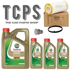 SERVICE KIT FOR AUDI RS3 2.5 TFSI 8V GENUINE FILTER + 7L CASTROL 5W40