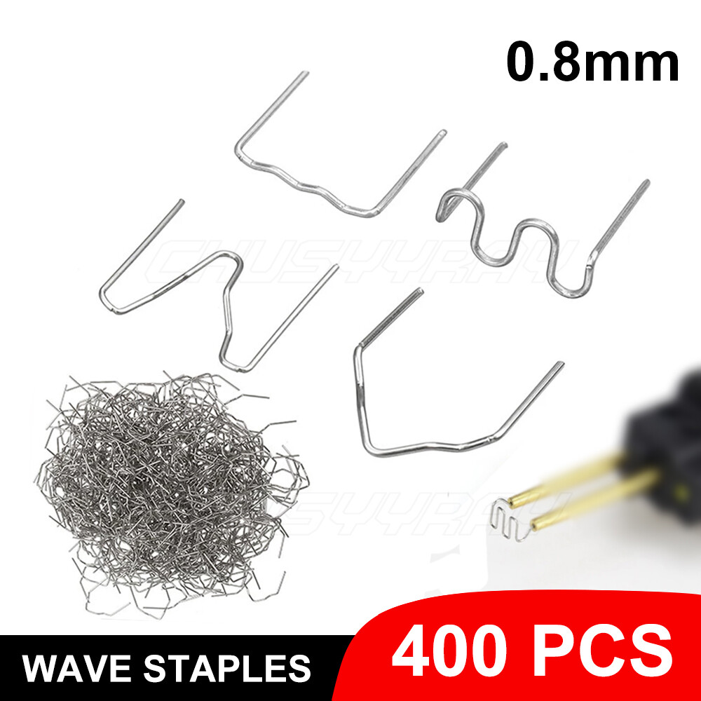 Hot Stapler Staples Repair Tools Kit For Plastic Welder Gun Car Bumper 400pcs-image